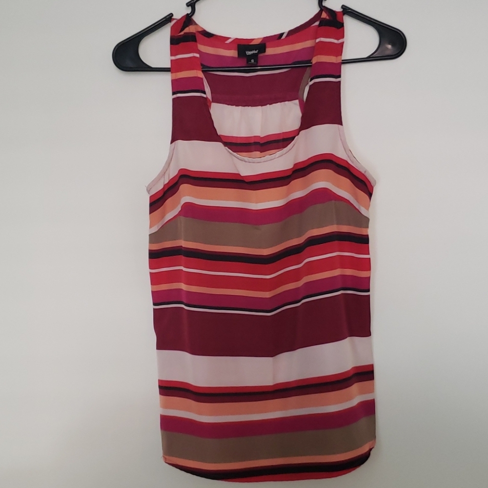 Women's Racerback Striped Blouse